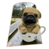 Kép 1/3 - Bögrés Mopsz Figura