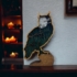 Kép 2/3 - 'Fülesbagoly Éjszakája kicsi'  kézzel festett 3D dekoráció