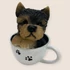 Kép 2/3 - Bögrés Yorkie figura