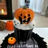 Kép 2/3 - HALLOWEENI Muffin  Szellemes-Tökös Figura POLY