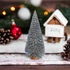 Kép 2/2 - EZÜST Glitteres Fenyő 10cm
