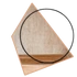 Kép 1/3 - Fémkarika fekete 30cm