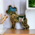 Kép 3/3 - 'Kutya-Cica Farm'  kézzel festett 3D dekoráció