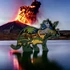 Kép 3/3 - 'Triceratops Országa'  kézzel festett 3D dekoráció