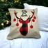 Kép 3/3 - Oh my Deer Karácsonyi Párnahuzat 45x45