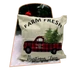 Kép 1/3 - Bézs Farm Fresh Karácsonyi Párnahuzat 45x45