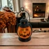 Kép 2/3 - LED-es Akasztós Kerámia Halloweeni Tök