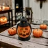 Kép 3/3 - LED-es Akasztós Kerámia Halloweeni Tök