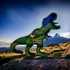 Kép 2/3 - 'T-rex Birodalma'  kézzel festett 3D dekoráció