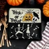 Kép 2/3 - Trick or Treat négyzet Kerámia lapostányér