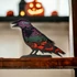 Kép 2/3 - Halloweeni Holló Kézzel festett 3D dekoráció